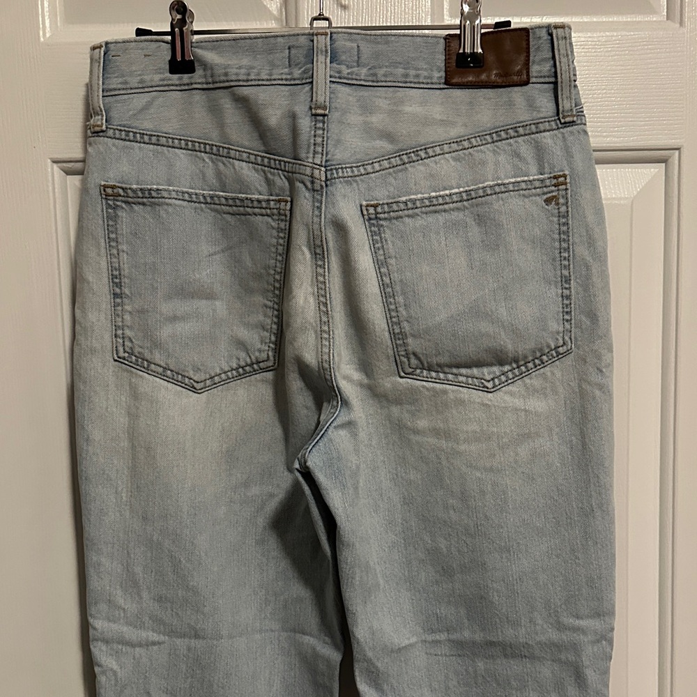 Madewell Light Blue Straight Leg Jeans - 28T - Picture 6 of 9